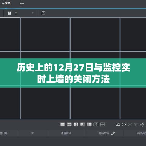 歷史上的12月27日及監(jiān)控實時上墻關(guān)閉方法詳解